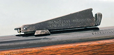 The unique 32 Winchester Special rear sight for Model 1894 rifles. Photo courtesy of Rocky Ridge Shooters Supply.